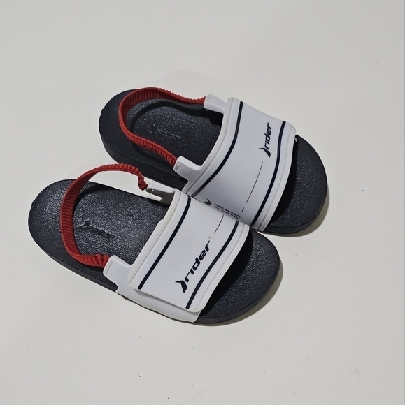 Rider Full 86 Baby Todder Slides RED WHITE BLUE LE 520 EU 27 US 10 - Picture 1 of 5